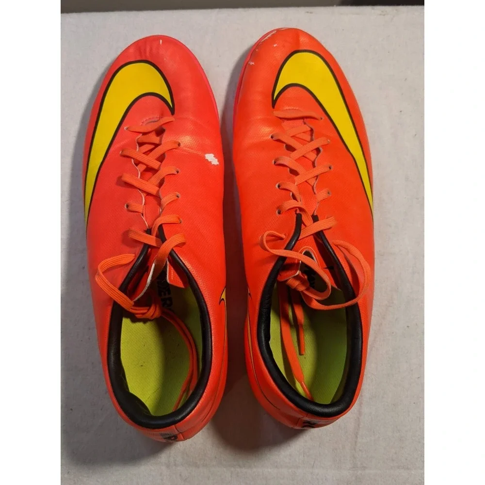 Nike Mens Mercurial Victory 651635-690 Pink Indoor Soccer Cleats Shoes 10.5 - Picture 5 of 10